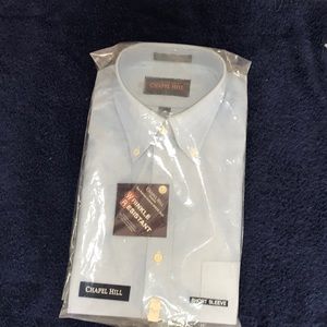 Vintage Chapel Hill blue short sleeve dress  Shirt men's